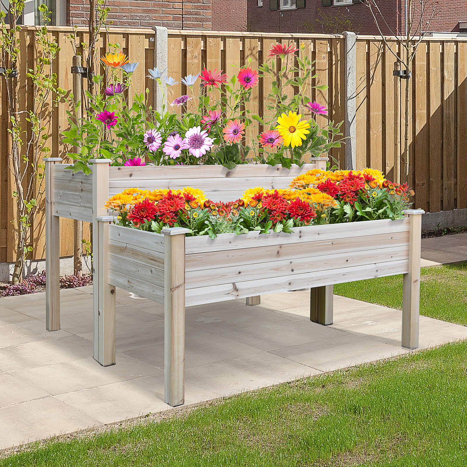 Raised garden table discount